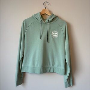 Scotch and soda Relaxed Fit Raglan Cropped Hoodie